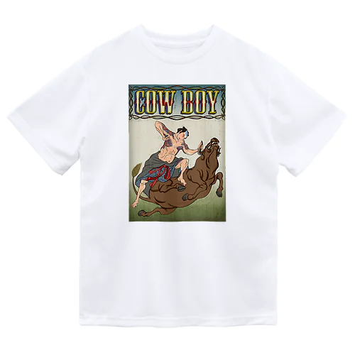 "cow boy"(武者絵) #1 ドライTシャツ