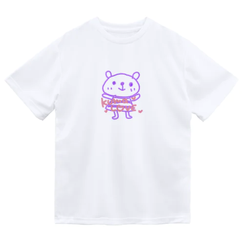 わっくま　くまラブ ドライTシャツ