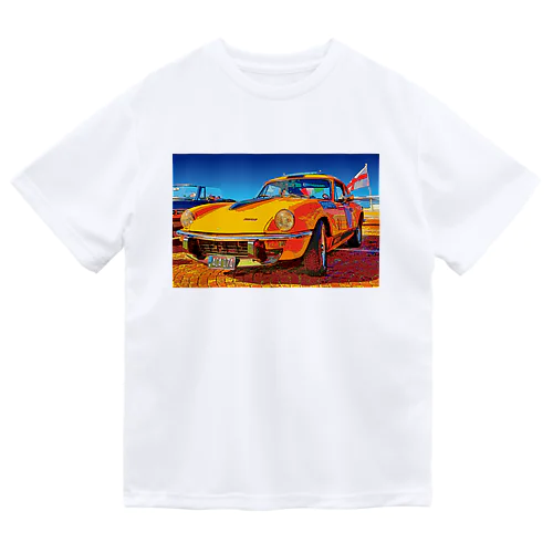 黄色のトライアンフGT6mk3 ドライTシャツ