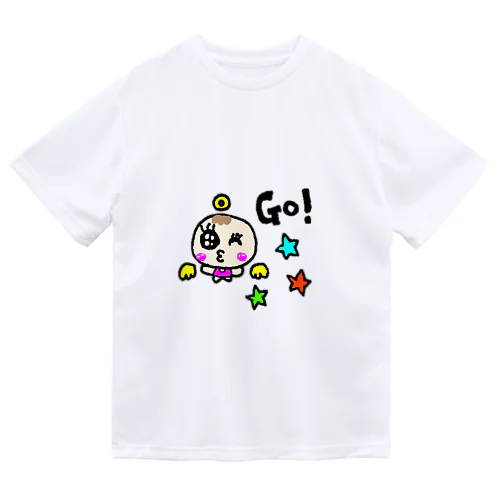 ゆるかわベビーの天使ちゃんGo！バージョン Dry T-Shirt