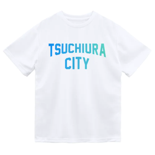 土浦市 TSUCHIURA CITY ロゴブルー ドライTシャツ