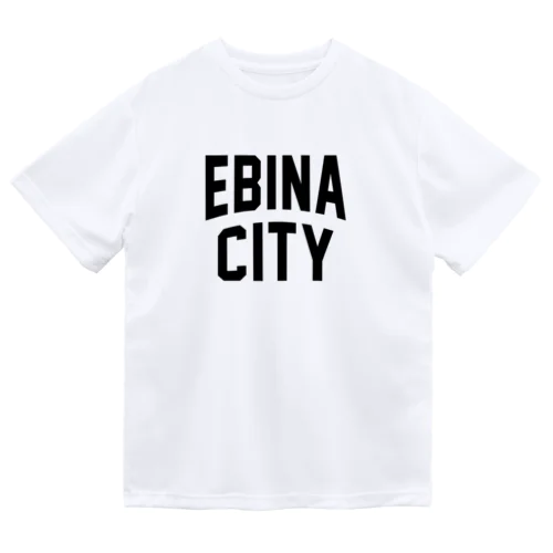 海老名市 EBINA CITY ロゴブラック Dry T-Shirt