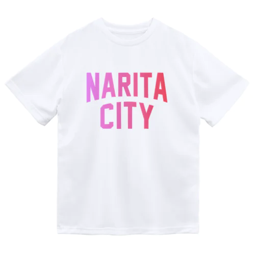 成田市 NARITA CITY ロゴピンク Dry T-Shirt