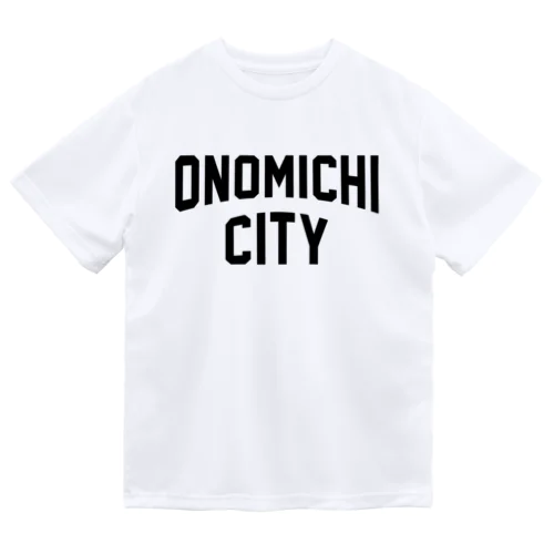 尾道市 ONOMICHI CITY ロゴブラック ドライTシャツ