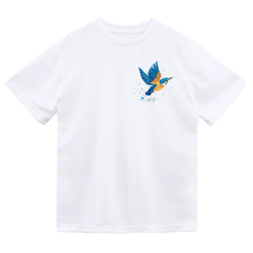 カワセミ飛沫 Dry T-Shirt