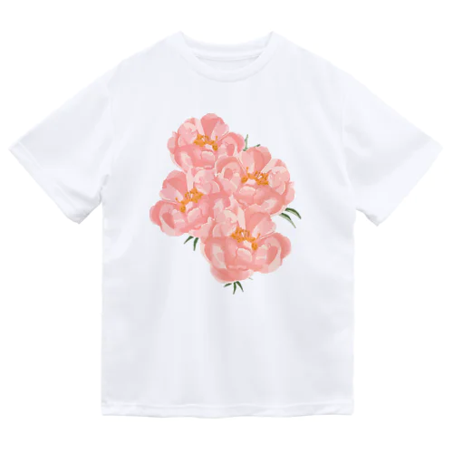 シャクヤクの花束 ドライTシャツ