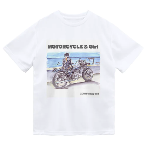 バイク女子スケッチ　01 Dry T-Shirt