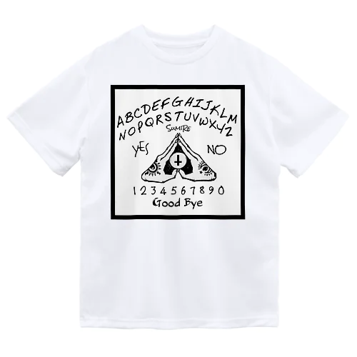 ウィジャボード　Ouija　白 Dry T-Shirt