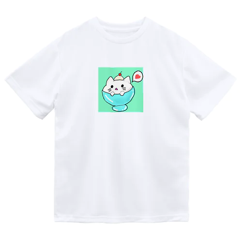 パフェにゃんこ ドライTシャツ