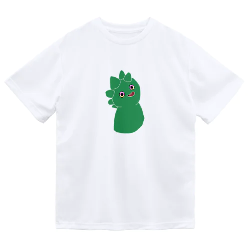 緑の可愛い子 ドライTシャツ