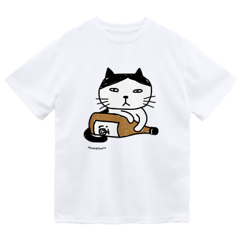 酒とにゃんこ ドライTシャツ