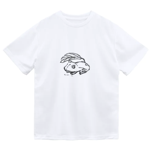 カエルみたいな絵 ドライTシャツ