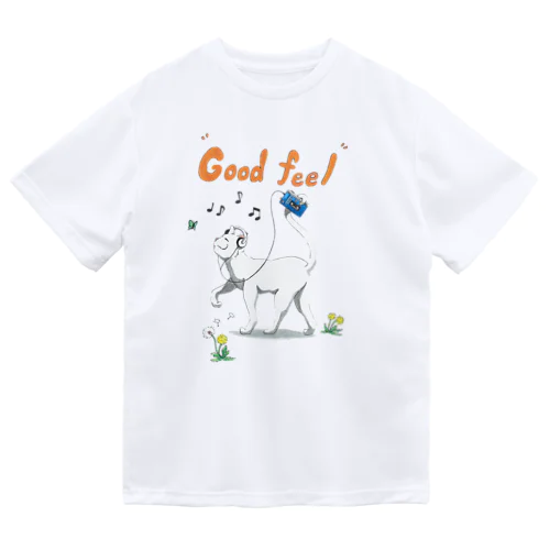 ネコちゃん(白猫) ドライTシャツ