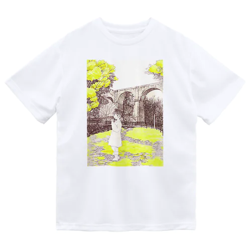 紅葉の碓氷第三橋梁 Dry T-Shirt