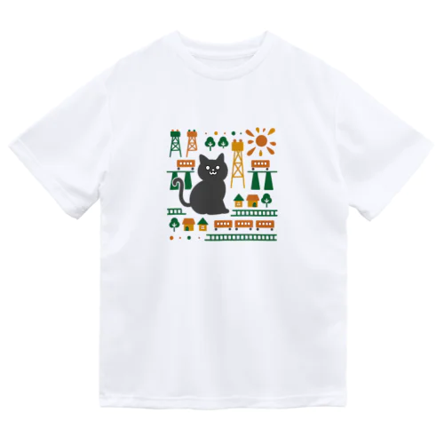 巨大ねこ Dry T-Shirt