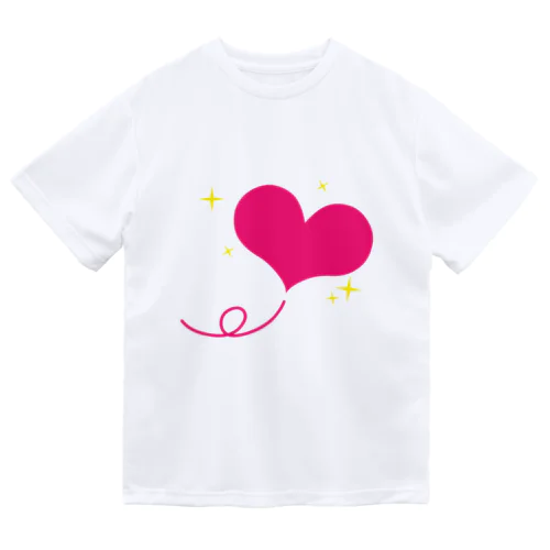 かわいいハートキラキラ Dry T-Shirt