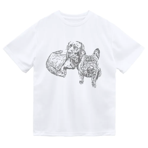 ３周年記念デザイン（犬） Dry T-Shirt