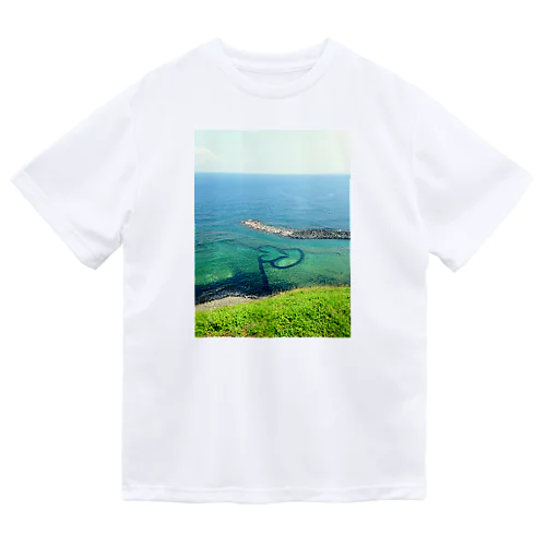 台湾の離島のハート型 ドライTシャツ