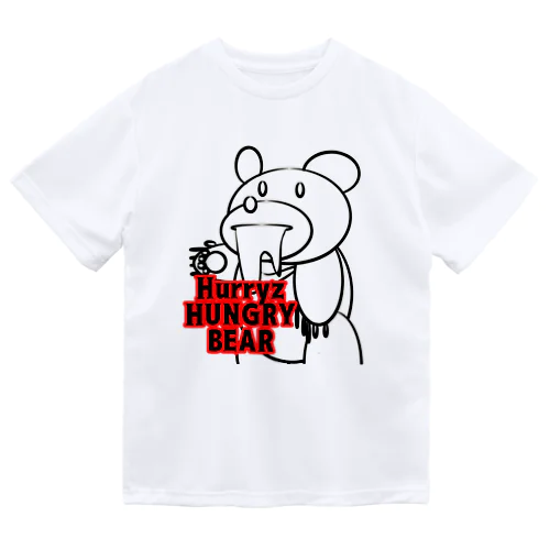 Hurryz HUNGRY BEAR シンプル ドライTシャツ