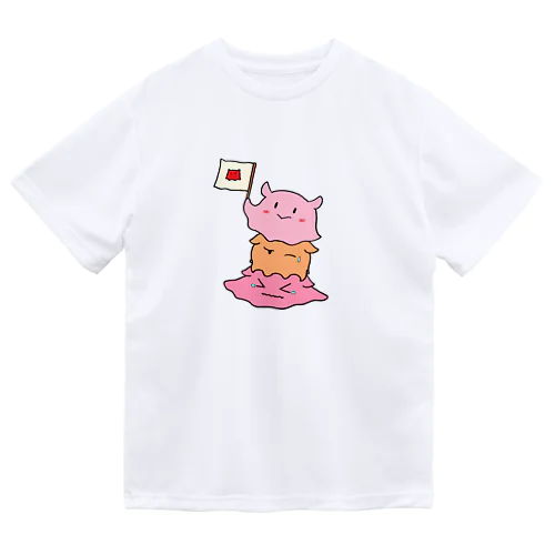 めんだこタワー ドライTシャツ