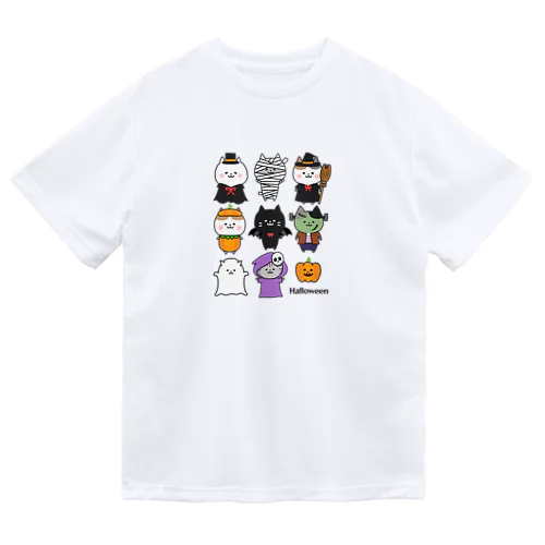 Halloween🎃ねこさん2 ドライTシャツ