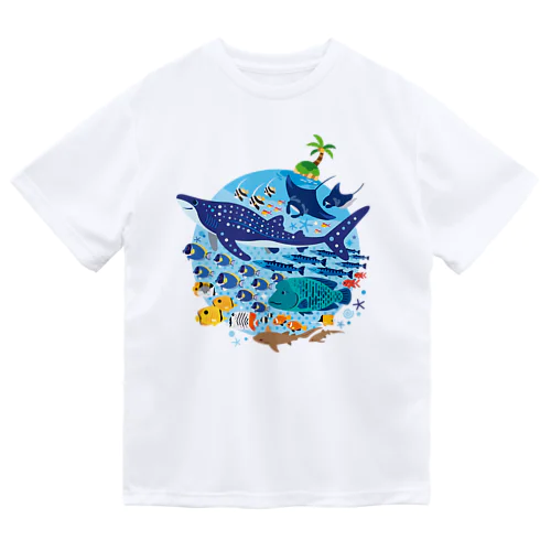 暖かい海の魚たち Dry T-Shirt