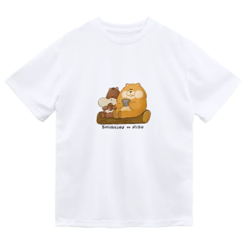 柴犬とリス［まったりな休日］ Dry T-Shirt