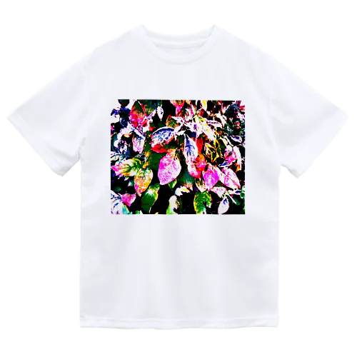 秋冷えに　赤 Dry T-Shirt