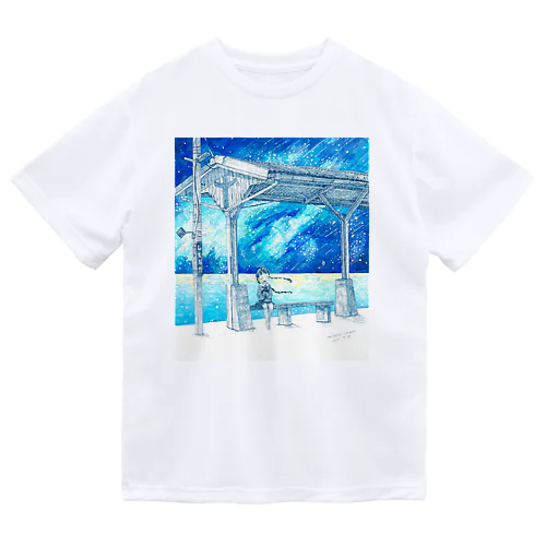 星の降る駅 Dry T-Shirt