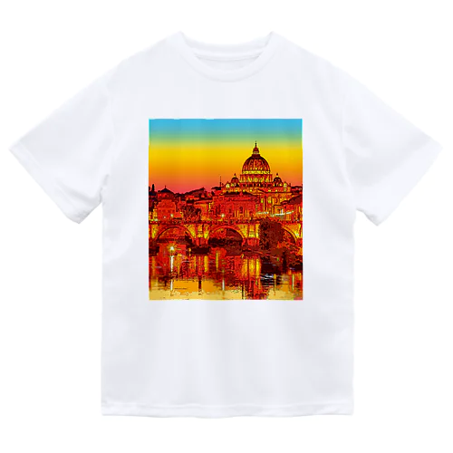 イタリア ローマの夕暮れ Dry T-Shirt