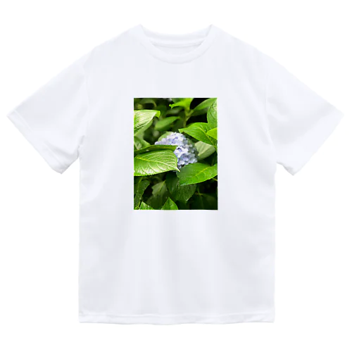 紫陽花のTシャツ ドライTシャツ