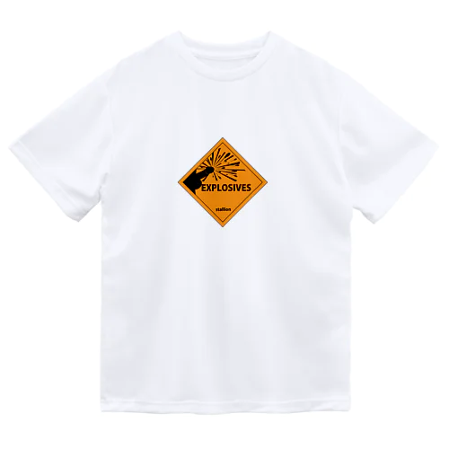 爆発物注意 Dry T-Shirt