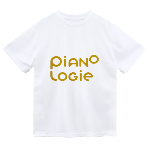 ピアノロジーロゴ ゴールド ドライTシャツ