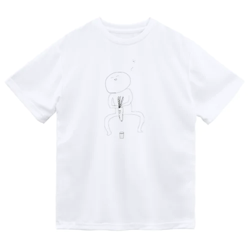 大根をコップに入れる人 オリジナルTシャツ Dry T-Shirt