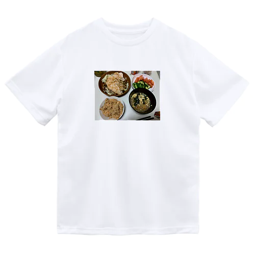 よだれどり風サラダ定食（文字なしバージョン） ドライTシャツ