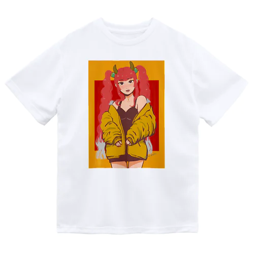 鬼っ娘 ドライTシャツ