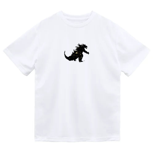 筆で描いたGみたいな怪獣 ドライTシャツ