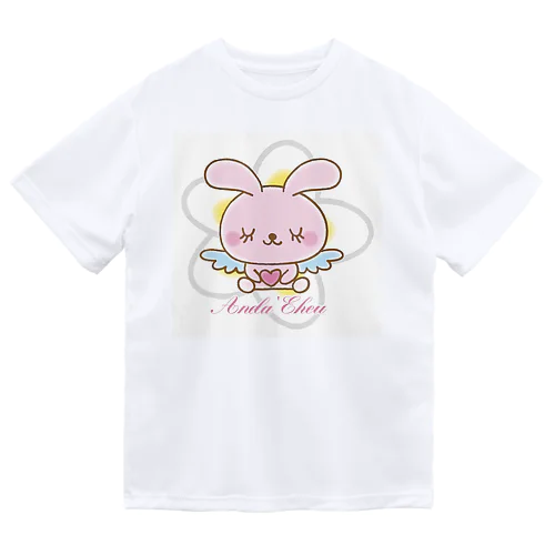 天使のうさぎハピバニちゃん Dry T-Shirt