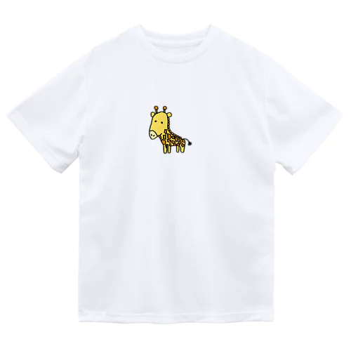 首の短いきりんくん ドライTシャツ