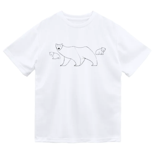 白熊親子 ドライTシャツ