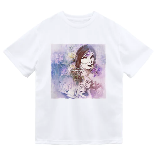 Flowers woman❷ ドライTシャツ