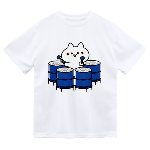 テナーベースパンねこ ドライTシャツ