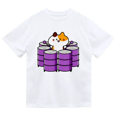 シックスベースパンねこ ドライTシャツ