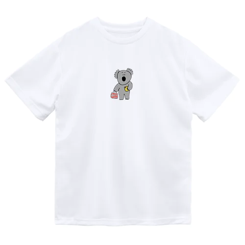 お買い物メモを見返すこあらくん ドライTシャツ