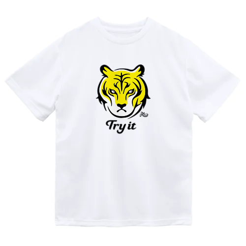 トライする虎 Dry T-Shirt