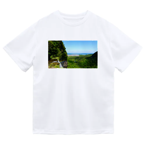 西表島　ピナイサーラの滝 Dry T-Shirt