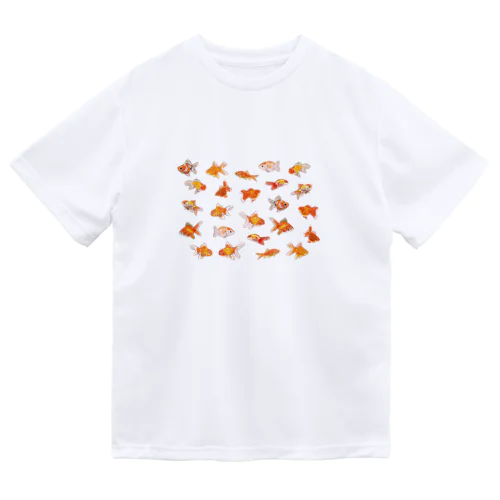 金魚集合 ドライTシャツ