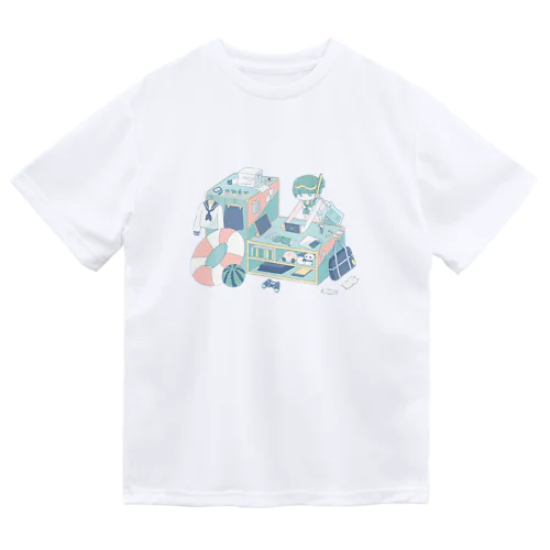 ウキウキ夏休み ドライTシャツ