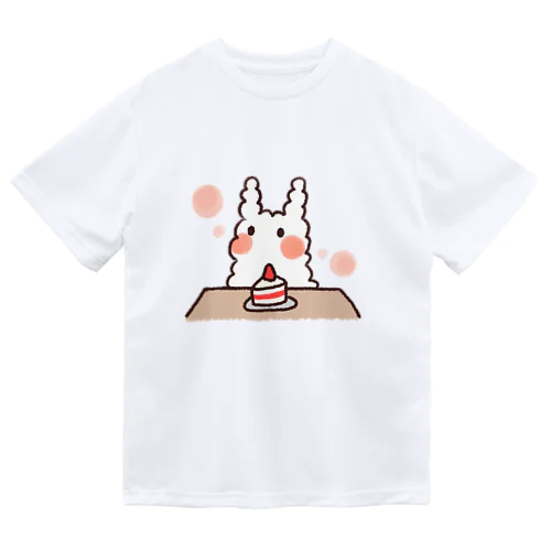 うさぎのウミウシ(ケーキver.) ドライTシャツ