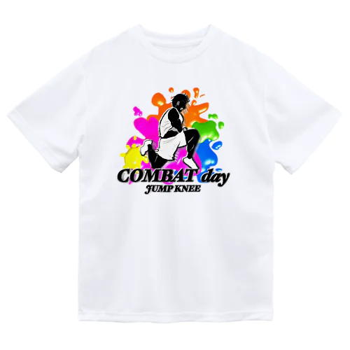 コンバット　ジャンプニーTシャツ　fitness life coach Dry T-Shirt